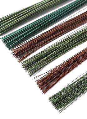 花艺铁丝花杆支撑杆纸包线粗细扎丝花店花束手工包胶DIY制作材料