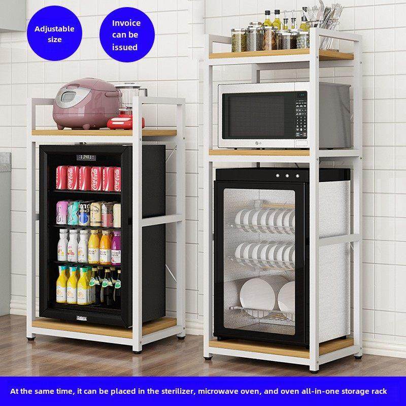消毒柜置物架厨房餐厅烤箱微波炉电饭煲小冰箱离地滑轮收纳架子,厨房/烹饪用具,微波炉置物架,淘宝优惠券,粉丝福利购,淘宝优惠卷