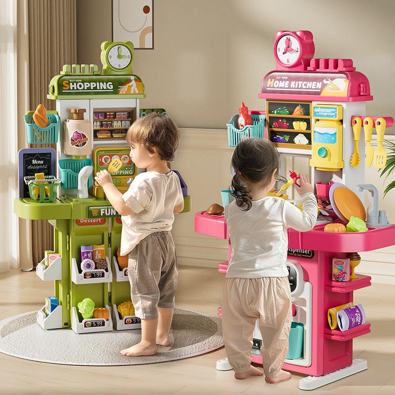 宝宝扮家家酒厨房玩具全套彷真做饭超大厨具女孩3-6岁儿童生日礼