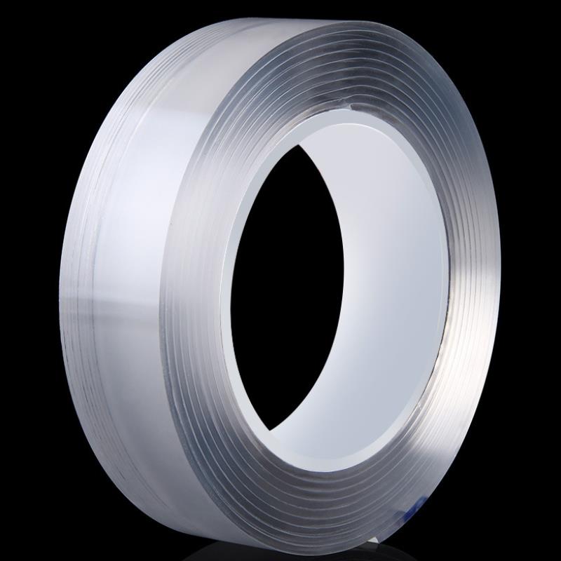 纳米胶带无痕魔力加厚透明胶高粘度万能双面不伤透明款