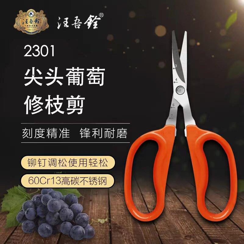 汪吾铨剪刀疏果剪梳果神器园艺剪翘头剪弯头剪子葡萄稀果剪摘果剪图片