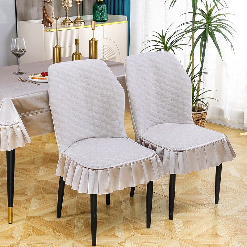 冰丝四季餐椅子套罩2024新款桌布椅子套罩弧形一体餐椅套罩坐垫套,居家布艺,椅套/椅垫,淘宝优惠券,粉丝福利购,淘宝优惠卷