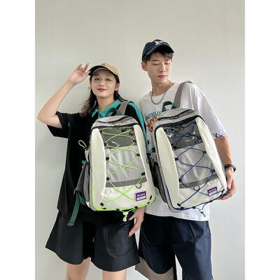 大容量背包2023新款短途旅行背包男女旅行袋大学生书包新潮