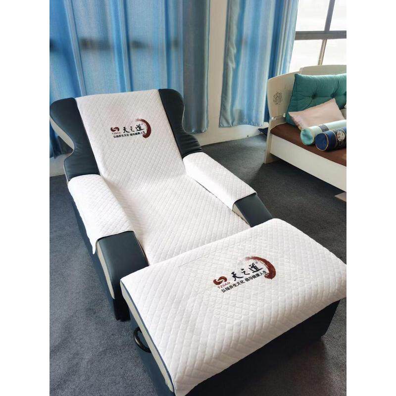 足浴沙发巾美甲足疗沐足店按摩椅沙发巾套罩坐垫防滑两件套四件套