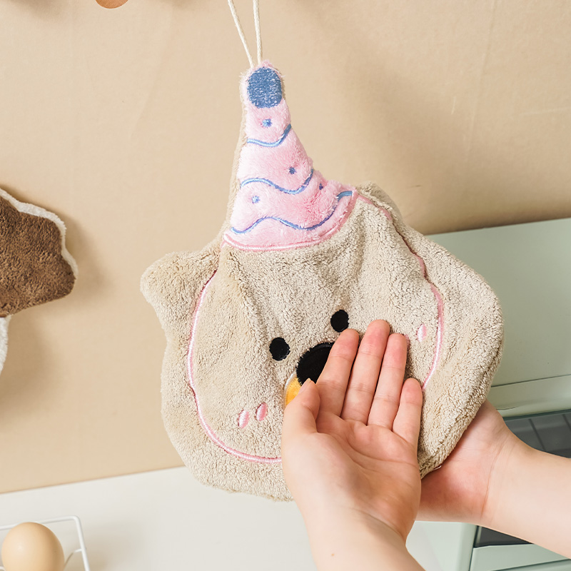 厨房可爱擦手毛巾挂式高颜值