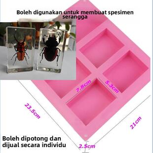 星love椭圆形长方形 滴胶硅胶模具 植物标本木头吊坠树脂滴胶模具