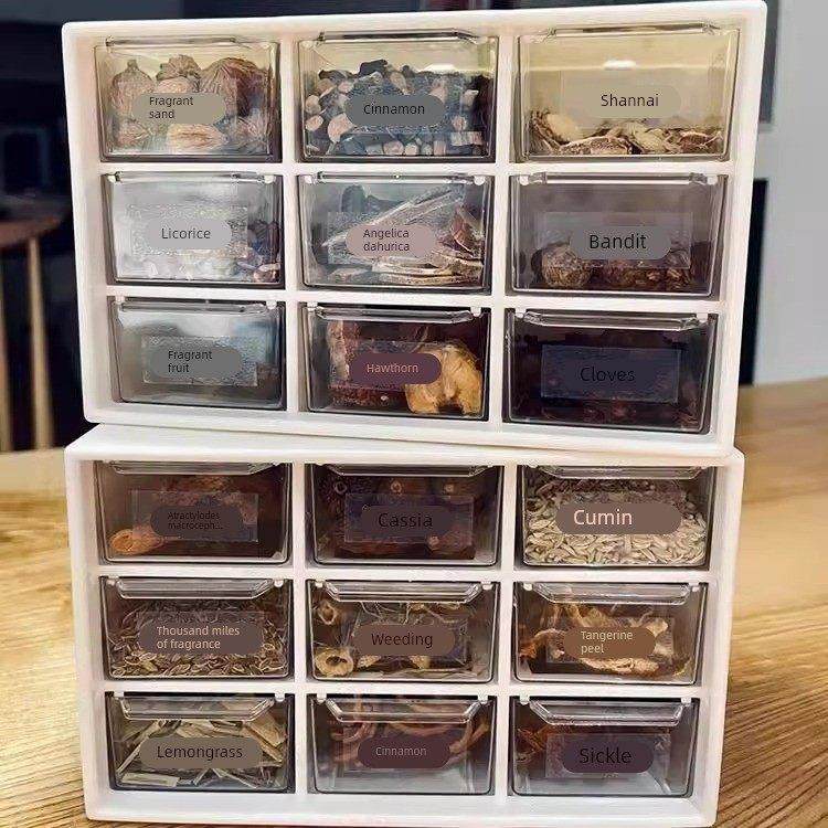 药材收纳盒抽屉防潮箱花茶卤料陈皮茶叶鱼胶海参亚克力储物罐盒子,收纳整理,首饰盒,淘宝优惠券,粉丝福利购,淘宝优惠卷