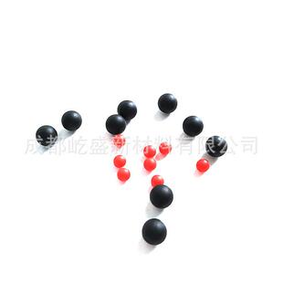 供应耐磨缓冲硅胶实心球丁腈弹力球振动筛橡胶球黑白色