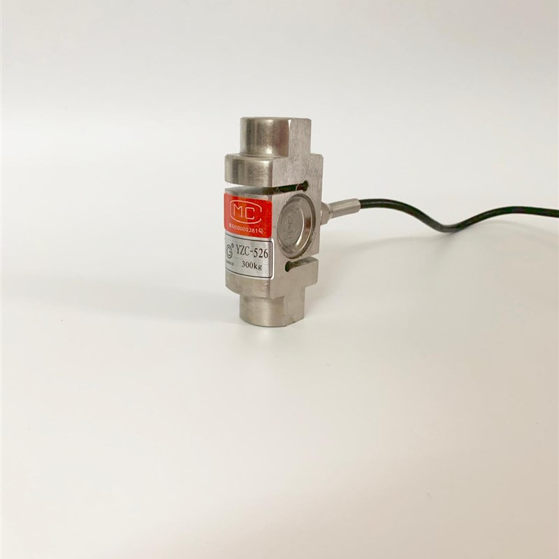 YZC-526广测柱式称重传感器300拉力100/200/500kg配料吊钩感应器