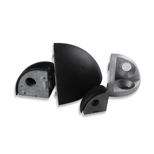 三维连接件2020/3030/4040/4545R弧形盖子工业铝挤型材料配件三维