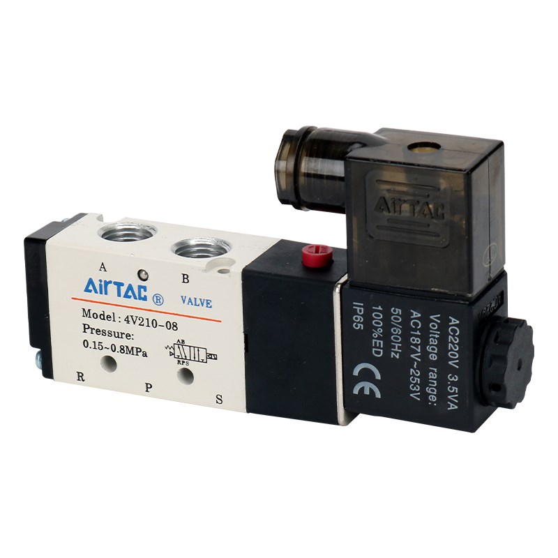 4V210-08 AC220 4V110-06 4V310-10 4V410-15 DC24V亚德客电磁阀