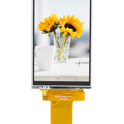 3.5寸TFT液晶显示屏MCU并口RGB666/565接口LCD彩屏SPI串口ILI9488