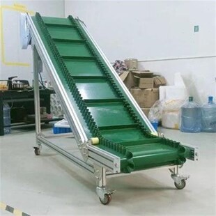 输送机爬坡机传送带注塑机小型上料提升机皮带传送快递打包输送带