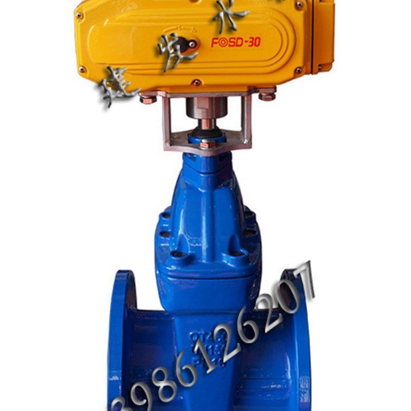 香港富莱斯软密封电动法兰闸阀 弹性座封闸阀 Z945X-16Q FOSD-30