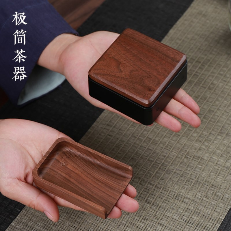 新品小微型实木茶称高精度电子量茶器克数普洱咖啡厨房茶秤电子秤