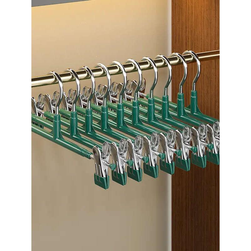 裤架夹子裤夹家用衣架挂裤子专用无痕强力防滑收纳jk不锈钢晾裙夹