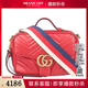 9新GUCCI古驰GG MARMONT手提肩背红牛皮斜挎498100二手奢侈品包包