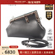 FIRST 「9.0新」FENDI 芬迪 手袋深灰色纳帕羊皮小号斜挎包