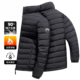 立领保暖白鸭绒外套男潮 轻薄羽绒服短款 品牌羽绒服男2025冬季 新款