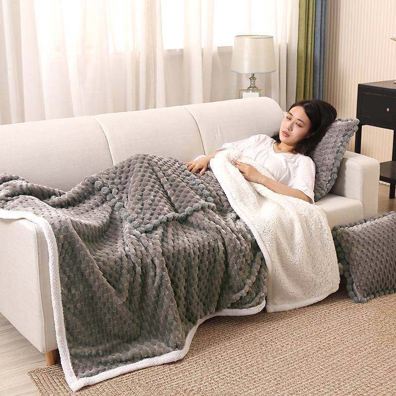 男士抱枕被子两用纯色车载靠枕客厅沙发靠垫办公室宿舍午休毯加厚,居家布艺,抱枕被,淘宝优惠券,粉丝福利购,淘宝优惠卷