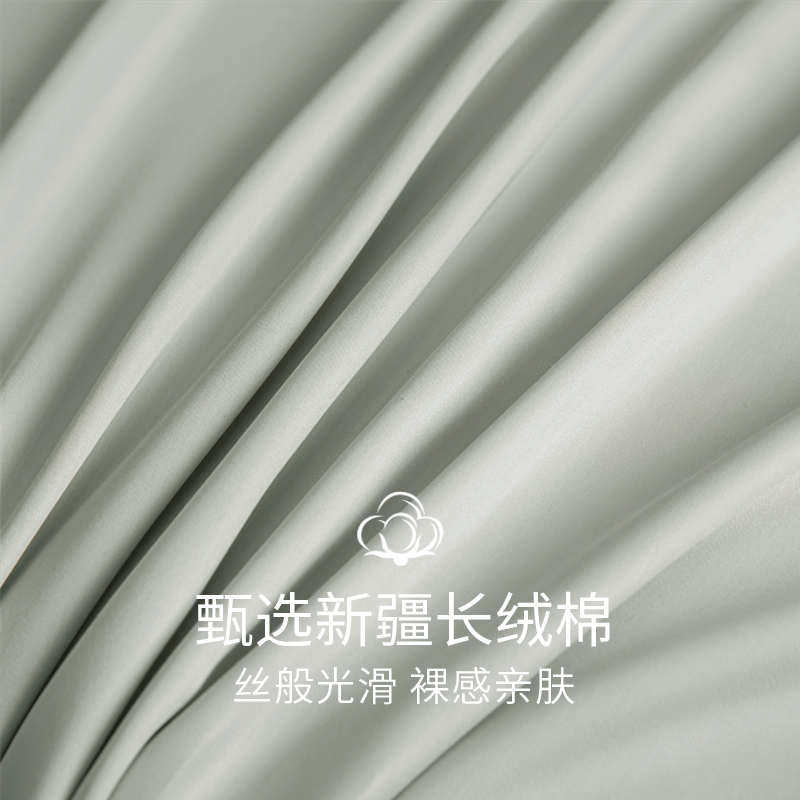 纯色高支全棉加高床笠单件纯棉床罩180x200厚床垫加大尺寸2米x2cm