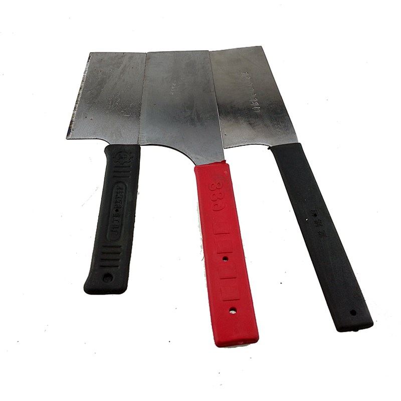 瓦钢寨单面工业级瓦刀抹泥砖刀建筑工具油灰刀砌墙砌砖刀锰钢锻造
