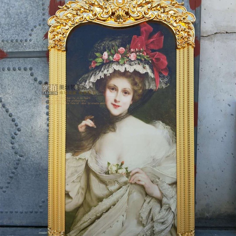 欧式婚庆相框道具装饰婚礼舞台背景插花布置挂墙婚纱大相框画定制