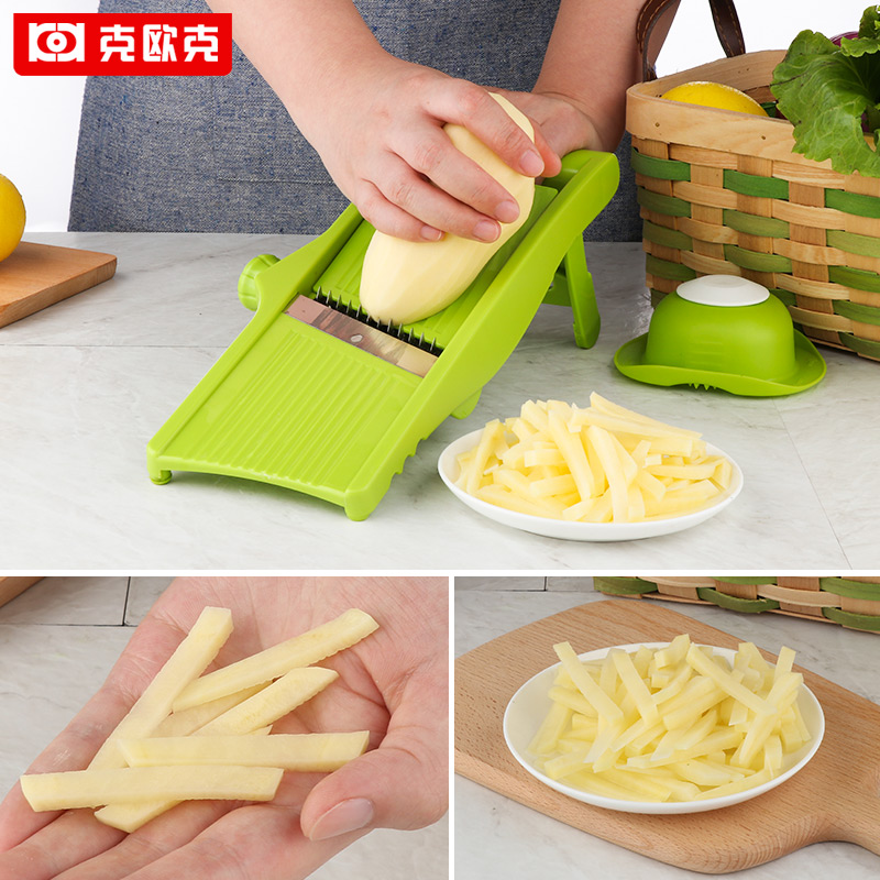 家用多功能切菜器水果切片机小型柠檬切片器厨房土豆丝切丝器神器