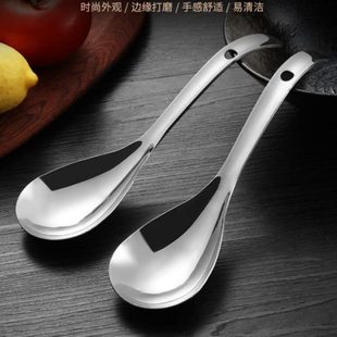 饭更分饭30餐勺家用大号4不锈钢餐具盛饭勺勺勺汤厨房勺子粥加厚