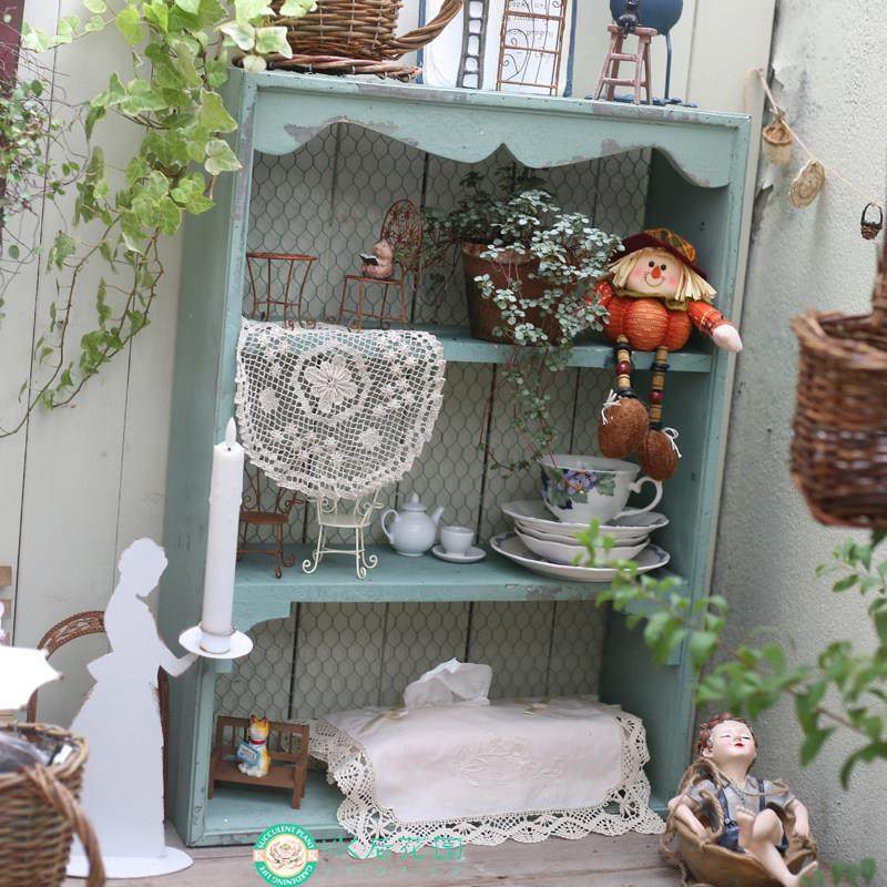 ins上墙做旧柜子铁网置物架覆古多层花架实木壁挂民宿木质壁挂柜,家居饰品,户外/庭院摆件,淘宝优惠券,粉丝福利购,淘宝优惠卷