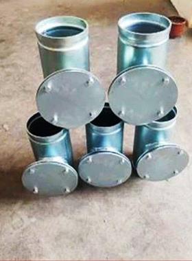 钢制立管沟槽镀锌检查口碳钢焊接检查口DN100DN150镀锌排水口