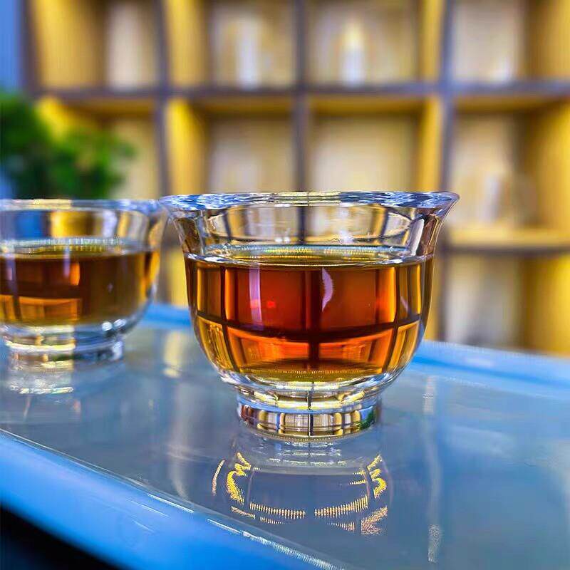 原矿石水晶铃铛杯手工打磨品茗养生茶水杯子高档茶具礼品