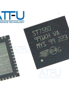 ST7580TR QFN-48 丝印ST7580 网络控制器与处理器芯片IC 全新原装