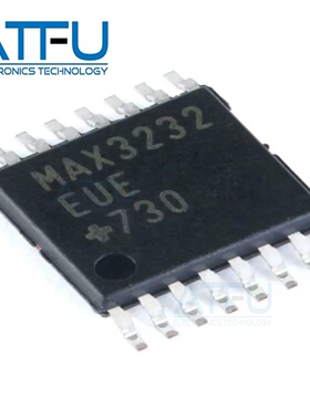 MAX3232EUE+T 贴片TSSOP-16 RS232收发器芯片 全新原装