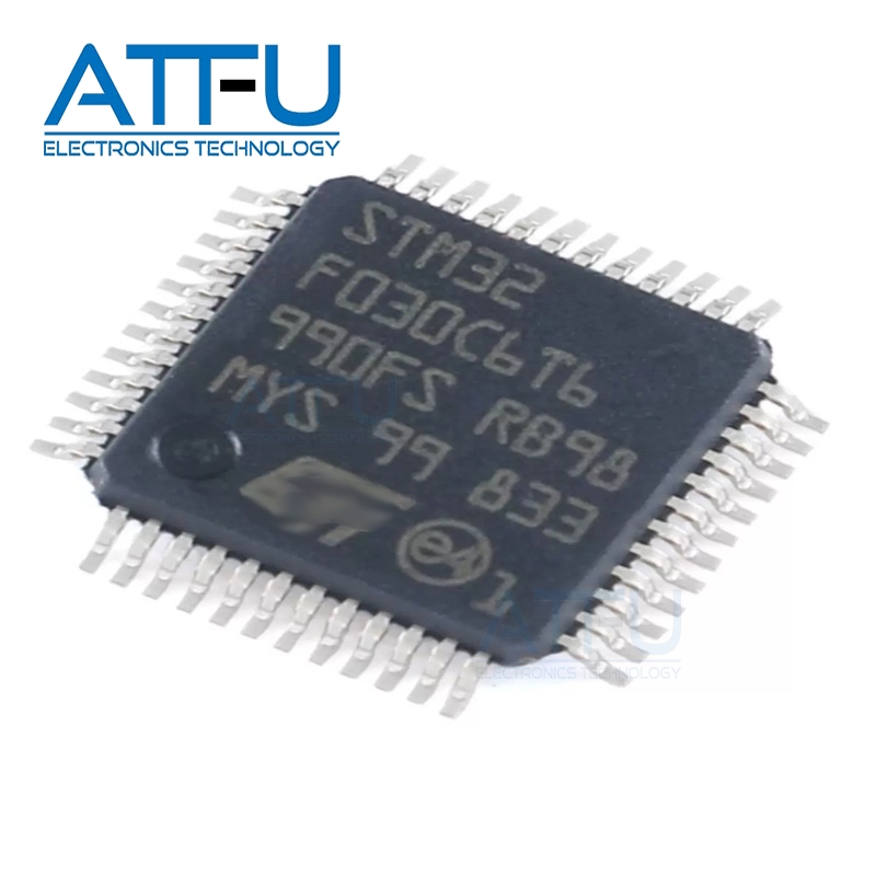 STM32F030C6T6 LQFP-48 ARM 32位微控制器芯片MCU 全新原装