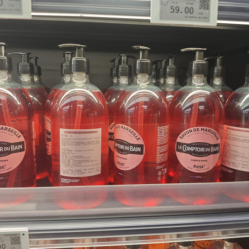 胖东来DL玫瑰沐浴露1L