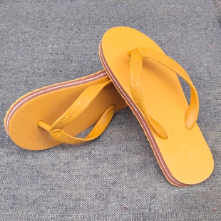泰国拖鞋 夹脚越南沙滩拖鞋 男星马人字拖橡胶厚底耐磨防滑防臭夏季
