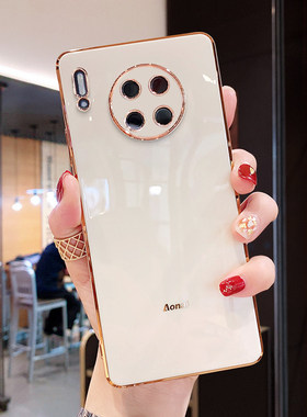 适用华为mate30手机壳高档限量版mate30pro全包防摔网红新mt30por曲屏个性创意mete白色潮男女款硅胶软壳于