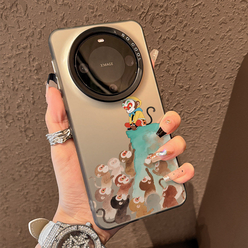 适用华为mate60pro手机壳新款mate70悟空猴子mate50全包防摔mate40pro高级感硅胶70pro保护套男女款创意小众