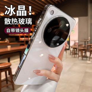 适用oppofindx8手机壳新款findx8pro带镜头膜ultra系列散热电镀钢化玻璃全包防摔外壳findx8s高级感保护套