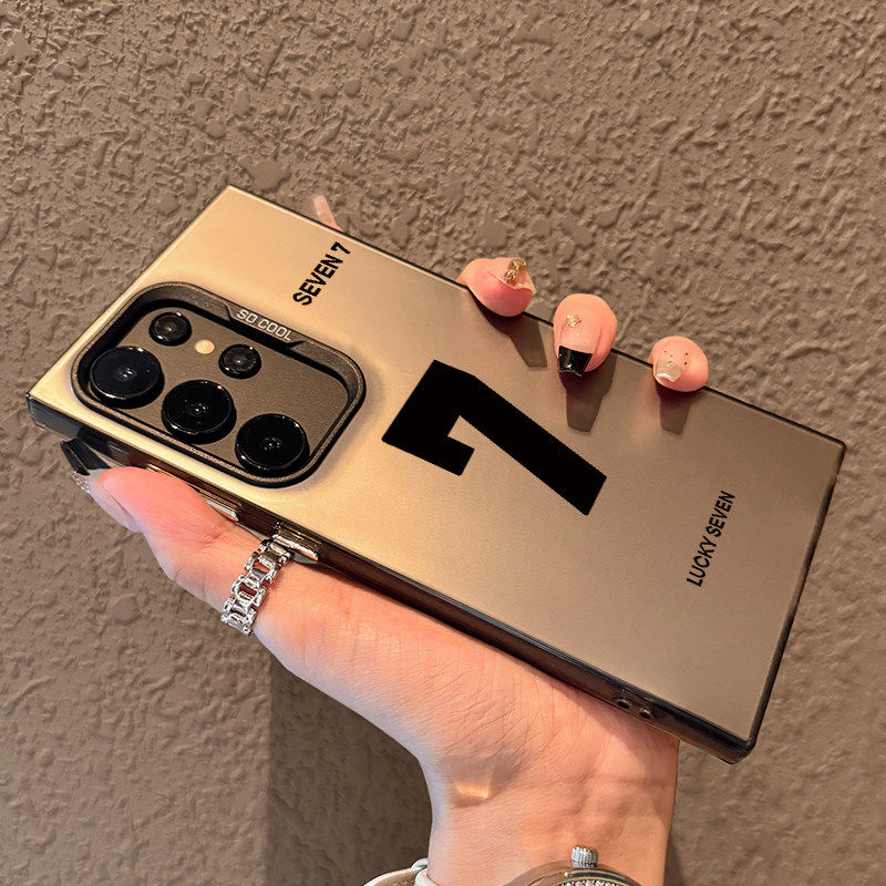 魔蚕幸运数字7适用三星s24手机壳新款galaxys23Ultra保护套高级感s22+专用全包壳s21十硬壳plus加的男式女款p