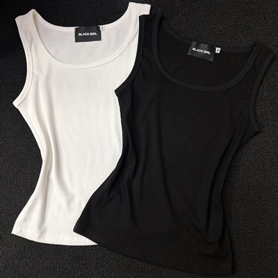 Blackgirl高弹显瘦背心针织辣妹