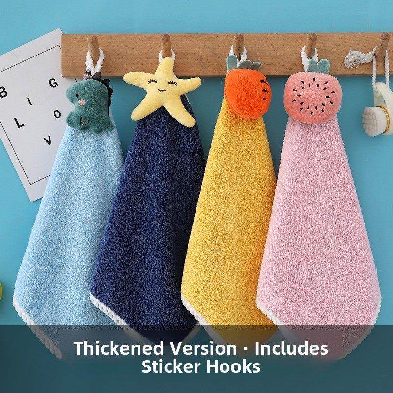 擦手巾小毛巾可挂式方巾儿童洗脸巾加厚吸水卡通款卫生间厨房手帕,居家布艺,毛巾/面巾,淘宝优惠券,粉丝福利购,淘宝优惠卷