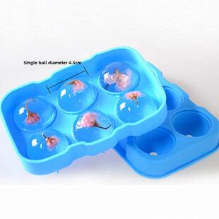 硅胶冰球威士忌冰球模具4包6包耐低温硅胶冰球制冰模具冰球