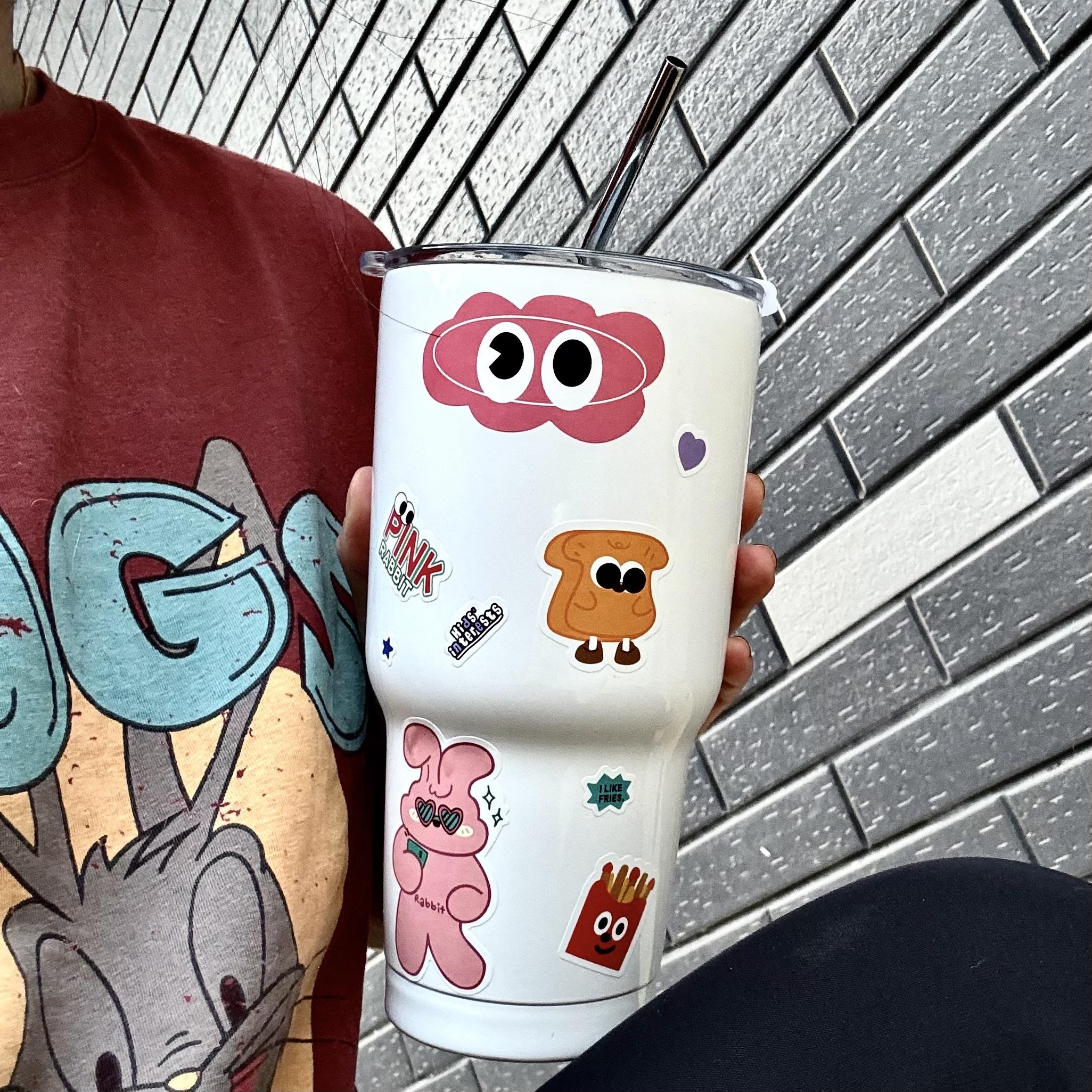 冰霸杯304不锈钢保冰杯大容量两用情侣水杯保温保冷杯车载咖啡杯