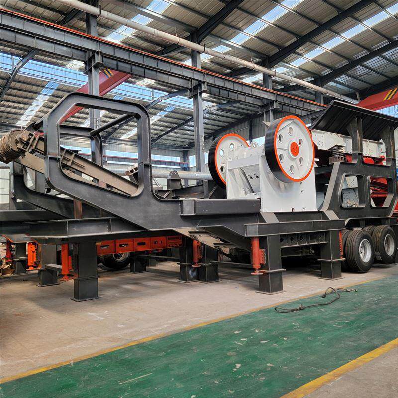 时产50-200吨轮胎式移动破碎机 大产量制砂生产线 石子移动破碎站