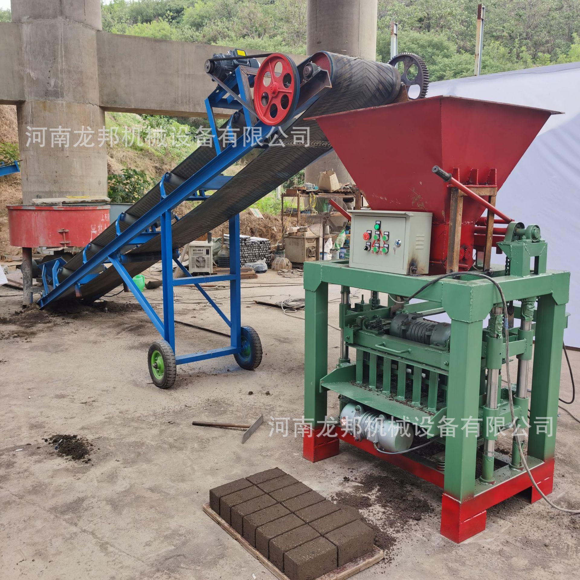 厂家零售4-2b型200吨免烧空心砖机混凝土砌块设备