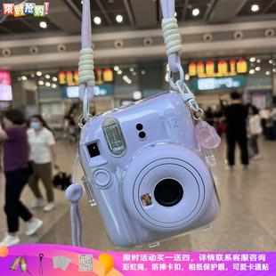 【mini12透明硬壳】拍立得壳in保护壳相机外壳壳子配件女