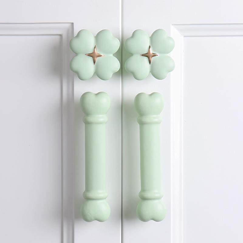 星翡家居绿色儿童房柜子拉手衣柜门抽屉可爱卡通把手陶瓷男孩女孩,基础建材,小拉手,淘宝优惠券,粉丝福利购,淘宝优惠卷