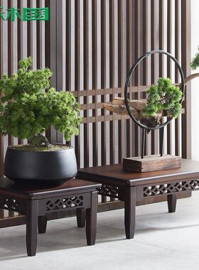 花台置物架花盆架客厅落地式绿萝花架子吊兰架仿古花几花台室内